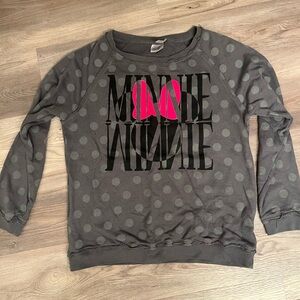 Disney Boutique Gray and Pink Sweatshirt